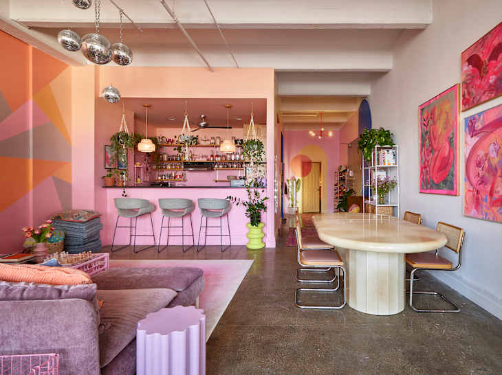 See Inside an Industrial Loft Turned Vibrant Live/Work Home